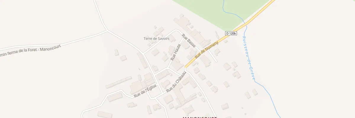Plan du 8 Rue Haute à Belleau