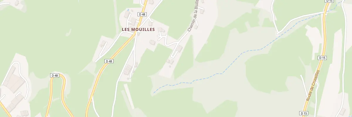 Plan du 495 Che de La Biollitte à La Muraz