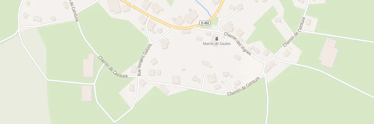 Plan du 3 Chem de Ceinture à Saules