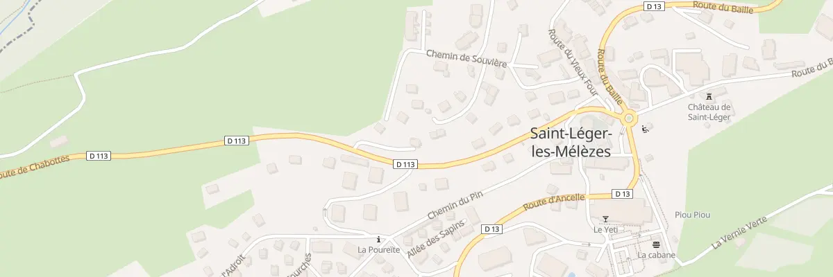Plan du 340 Rte de Chabottes à Saint-Léger-les-Mélèzes