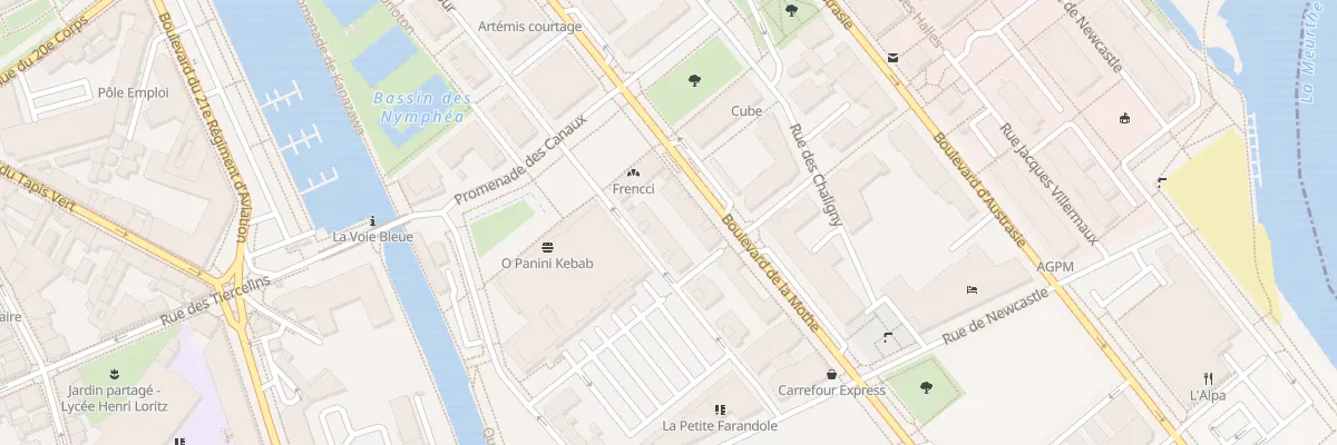 Plan du 7 Rue Georges de la Tour à Nancy