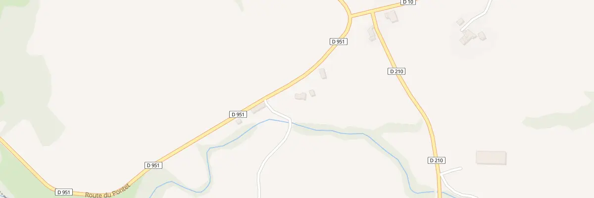 Plan du 5016 La Gipiere et Les Ouarts à Bréziers