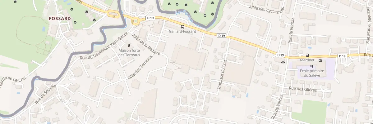 Plan du 19 Rue du Lieutenant Yvan Genot à Gaillard