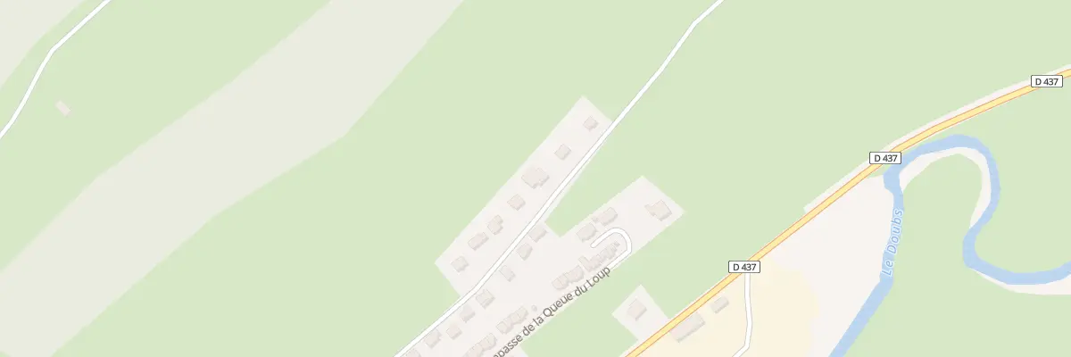 Plan du 33 Rue des Côtes à Mouthe
