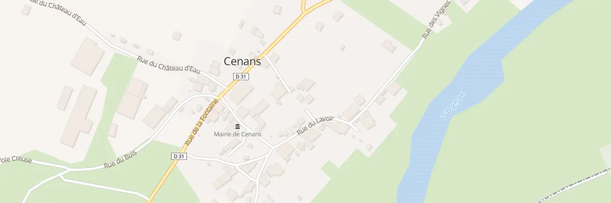 Plan du 6 Rue du Crotot à Cenans