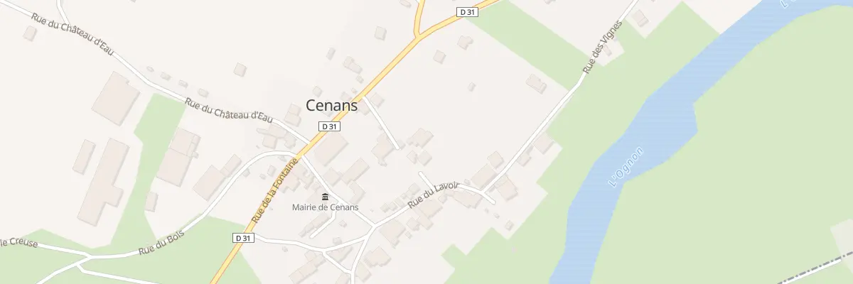 Plan du 7 Rue du Crotot à Cenans