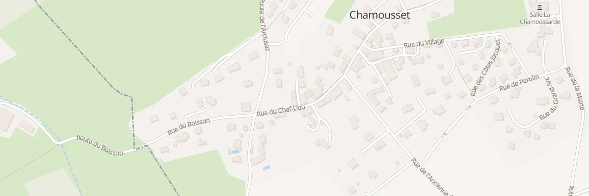Plan du 7 All du Bourg à Chamousset