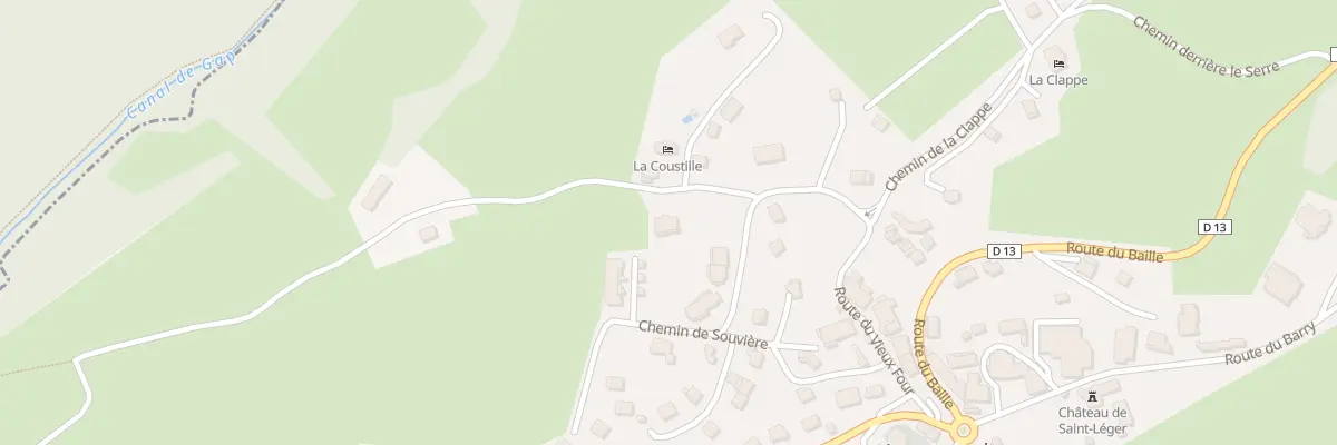 Plan du 147 Che de l’Oratoire à Saint-Léger-les-Mélèzes