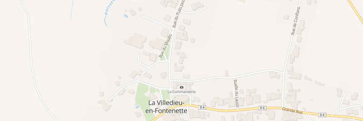 Plan du 6 Rue du Puits de Jacob à La Villedieu-en-Fontenette