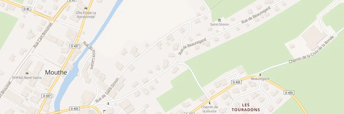 Plan du 17 Rue de Beauregard à Mouthe