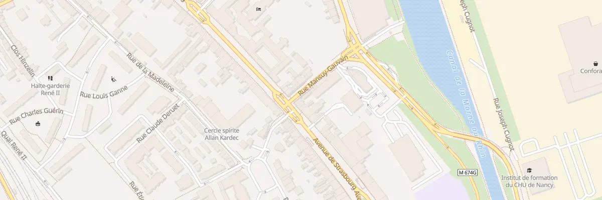 Plan du 141 Av de Strasbourg à Nancy