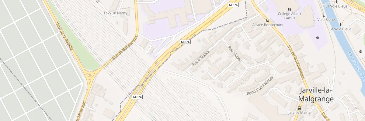 Plan du 44 Rue d’Alsace à Jarville-la-Malgrange