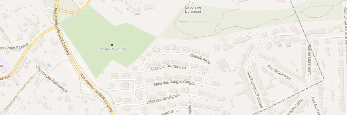 Plan du 6 All des Tourterelles à Malzéville