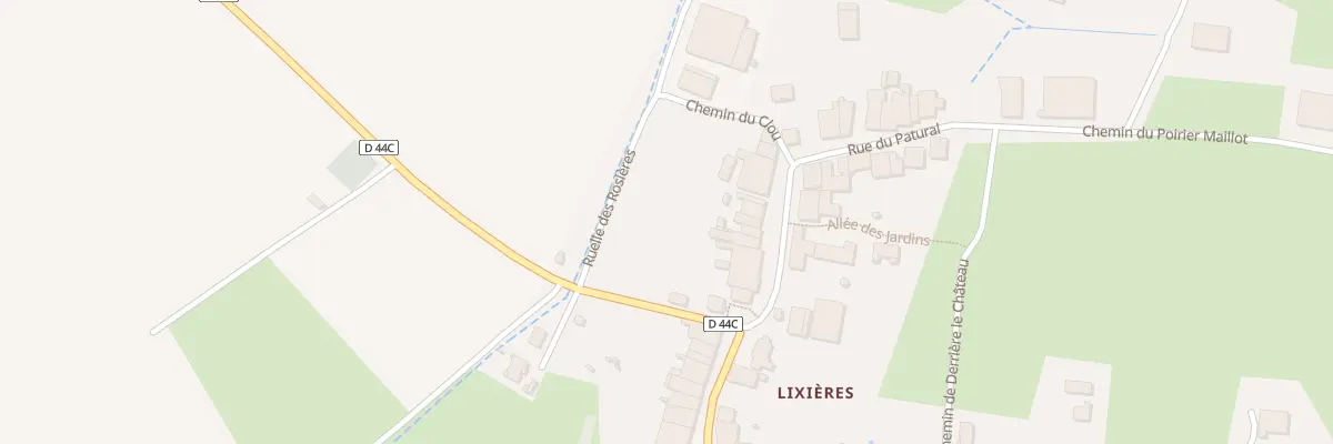 Plan du 7 Rue de la Rosiere à Belleau