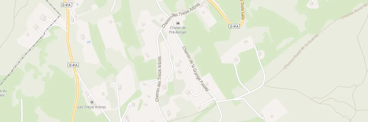 Plan du 100 Che de Grange Passey à Monnetier-Mornex