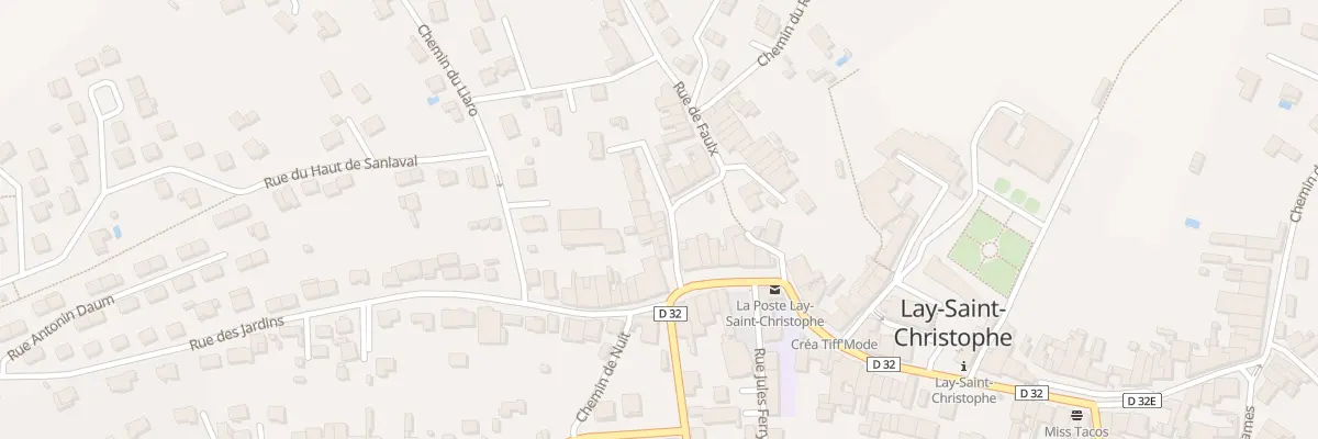 Plan du 8 Rue de Faulx à Lay-Saint-Christophe
