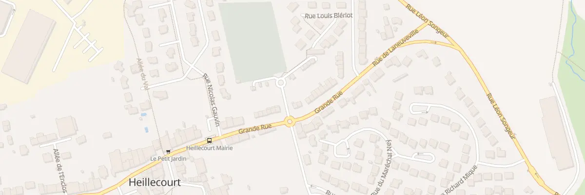 Plan du 20 Gr Grande Rue à Heillecourt