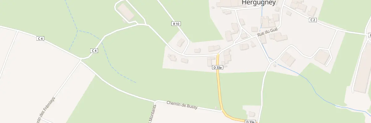 Plan du 1 Rte de Mirecourt à Hergugney