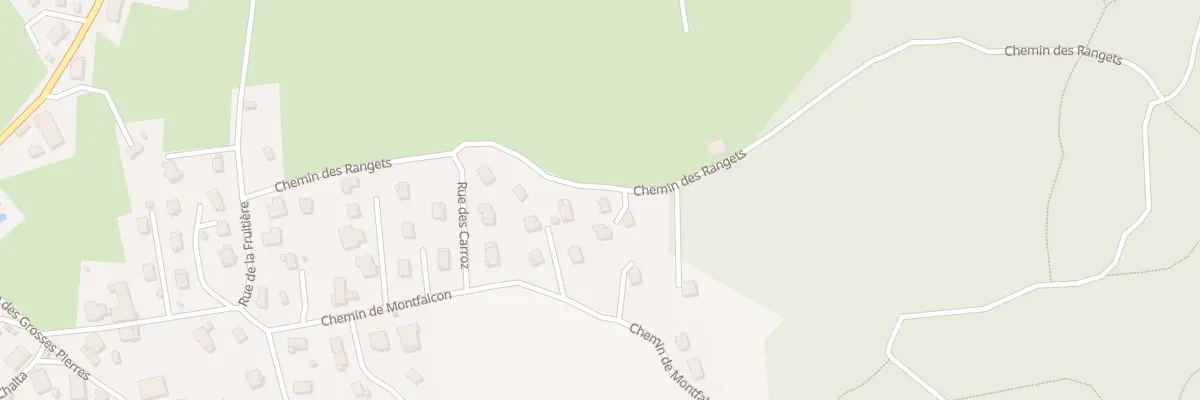 Plan du 300 Che des Rangets à Nâves-Parmelan