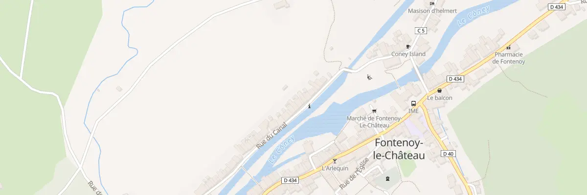 Plan du 65 Rue du Canal à Fontenoy-le-Château