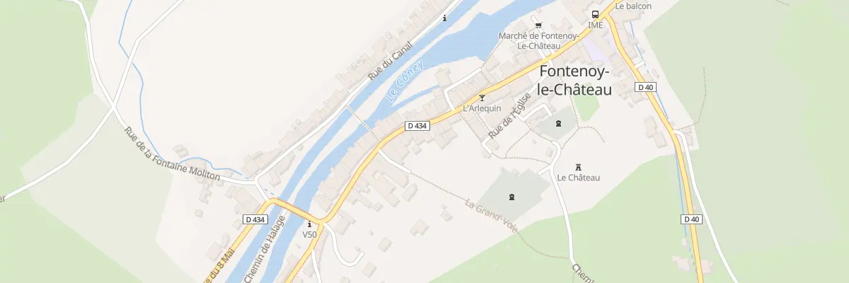 Plan du 33 Gr Grande Rue à Fontenoy-le-Château