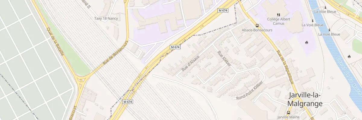 Plan du 36 Rue d’Alsace à Jarville-la-Malgrange