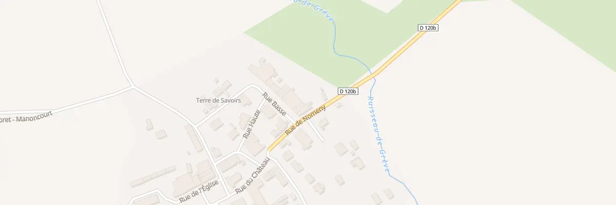 Plan du 4 Rue Basse à Belleau