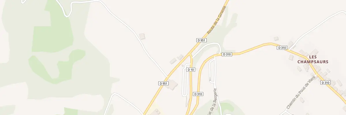 Plan du 3 Rte de la Gineste à Bréziers