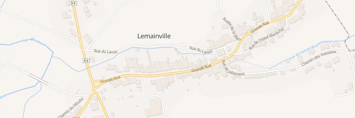 Plan du 21 Grande Rue à Lemainville