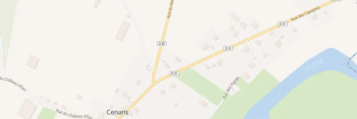 Plan du 3 Rue des Cigognes à Cenans