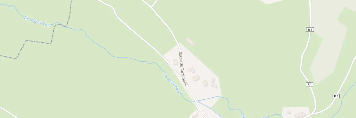 Plan du 1 Rte de Tantimont à Hergugney