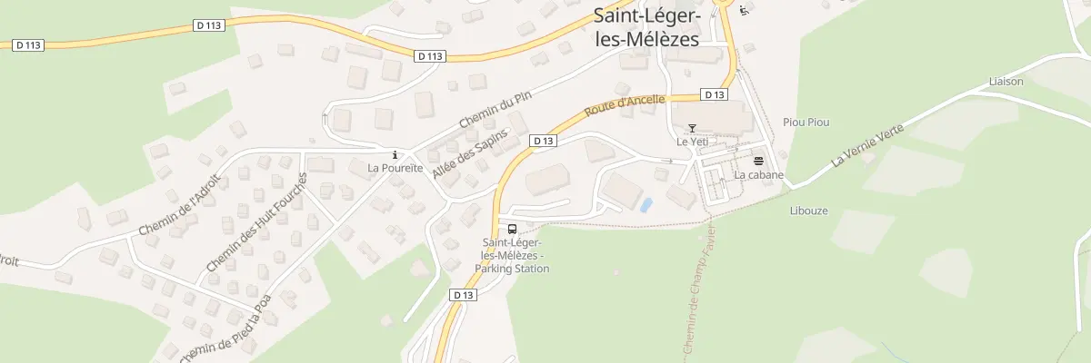 Plan du 5 Rue San Lagiron à Saint-Léger-les-Mélèzes