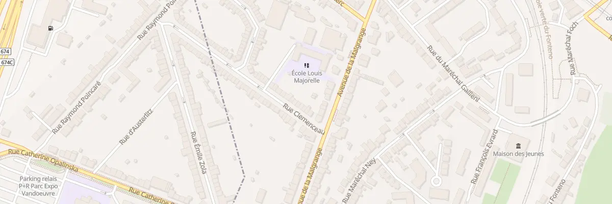 Plan du 10 Rue Clemenceau à Jarville-la-Malgrange