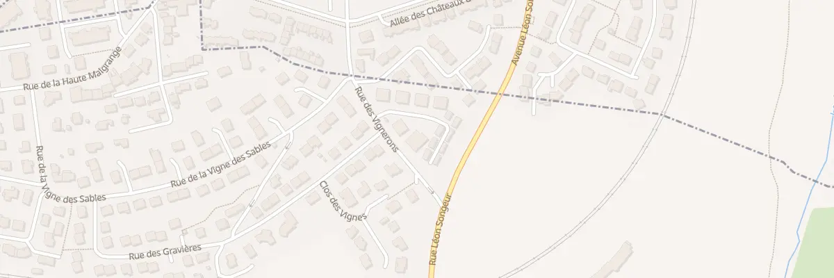 Plan du 10 Rue des Vignerons à Heillecourt