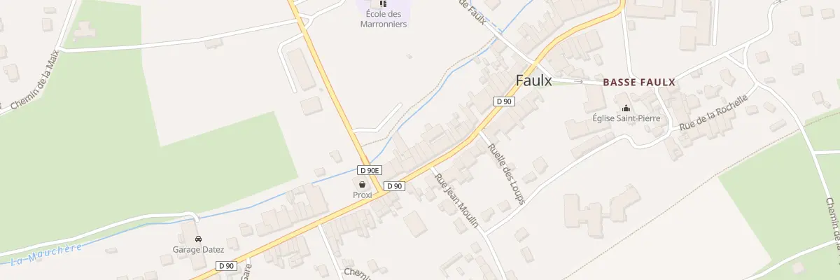 Plan du 32 Rue de la Libération à Faulx