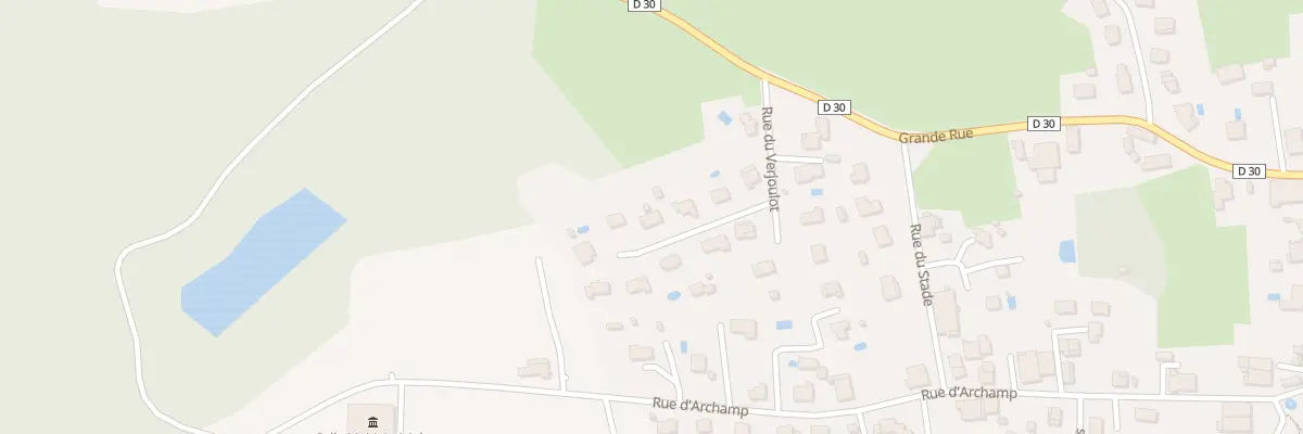 Plan du 8 Rue du Verjoulot à Pouligney-Lusans