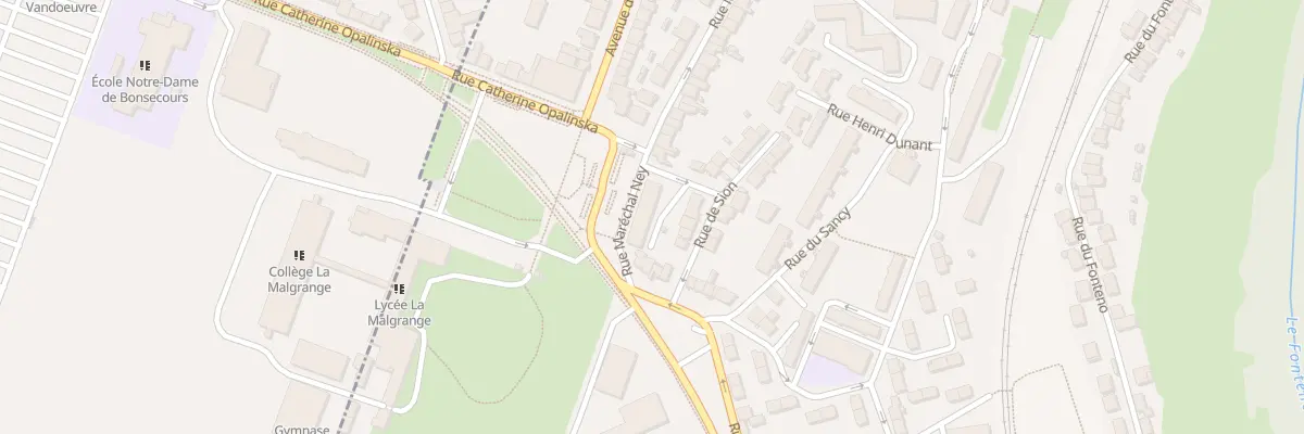 Plan du 97 Rue Marechal Ney à Jarville-la-Malgrange