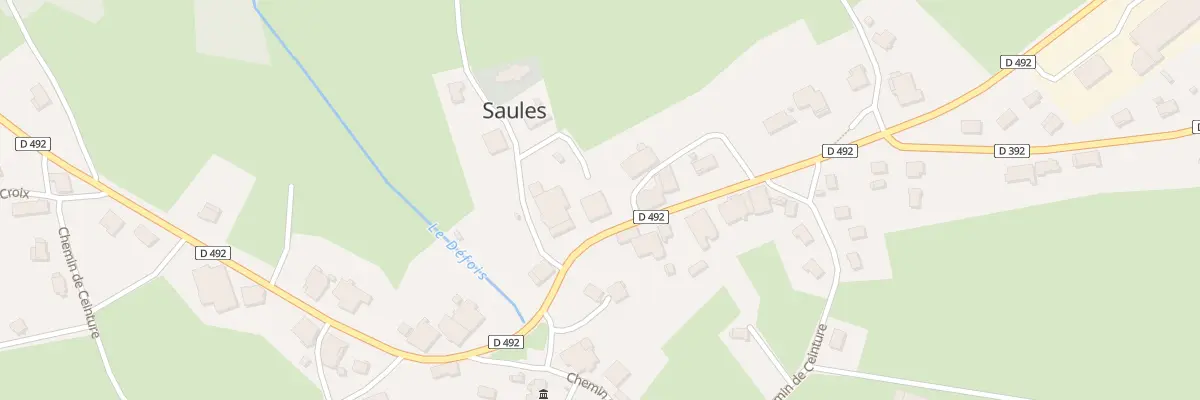 Plan du 29 Gr Grande Rue à Saules