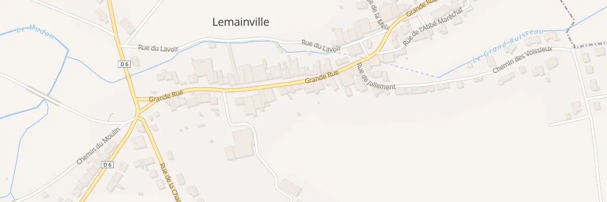 Plan du 32 Grande Rue à Lemainville