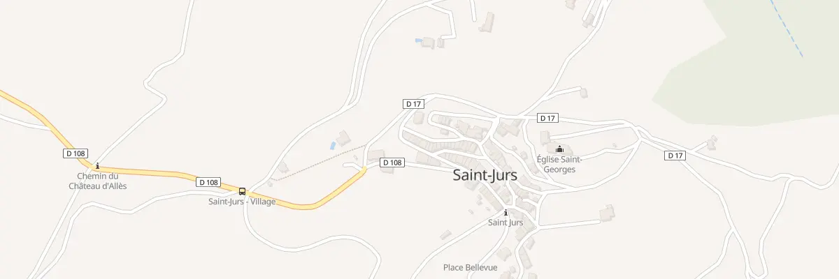 Plan du 5026 Le Village à Saint-Jurs