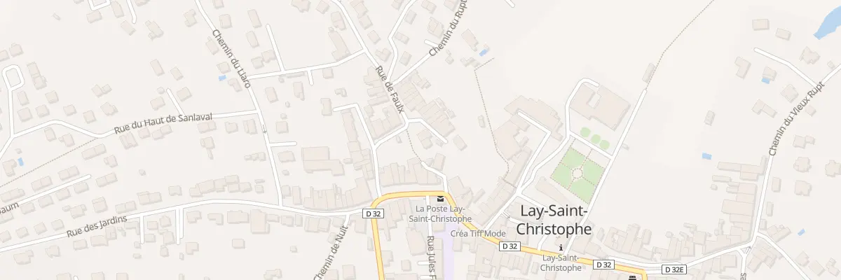 Plan du 1B Rue de Faulx à Lay-Saint-Christophe