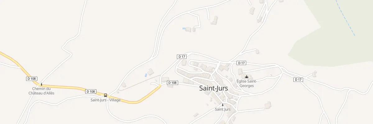 Plan du 7061 Le Village à Saint-Jurs