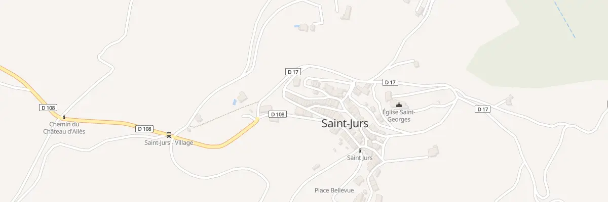 Plan du 5027 Rue de la Traverse à Saint-Jurs