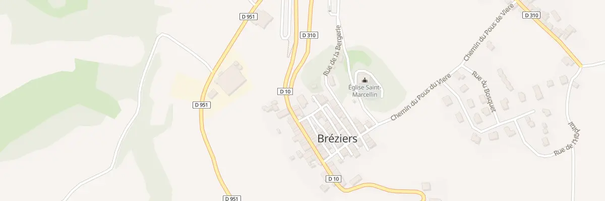Plan du 5031 Le Village à Bréziers