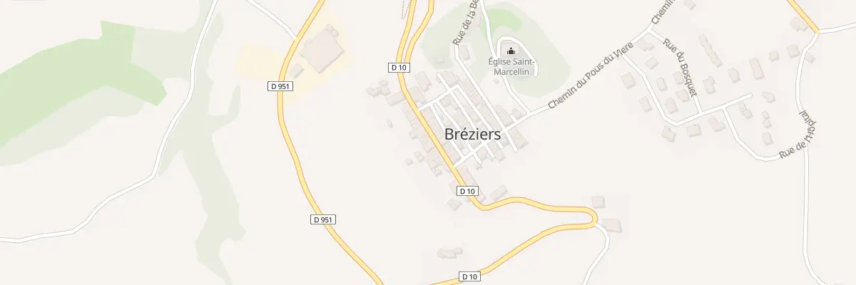 Plan du 5149 Le Village à Bréziers
