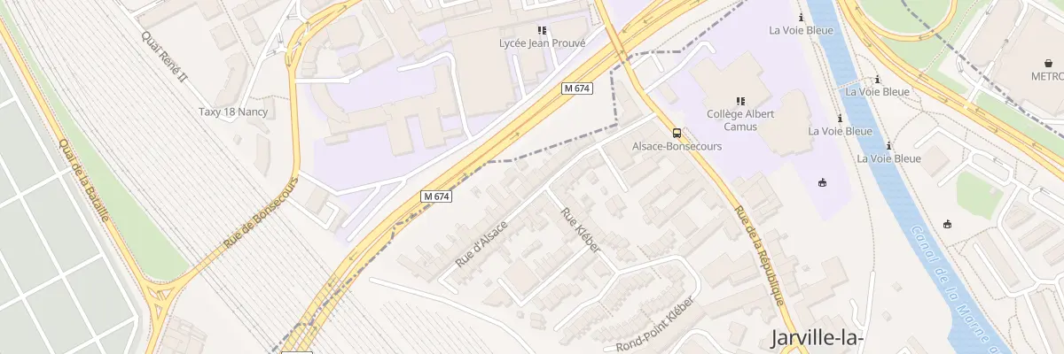 Plan du 18 Rue d’Alsace à Jarville-la-Malgrange