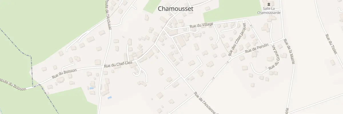 Plan du 408 Rue de l’ancienne École à Chamousset