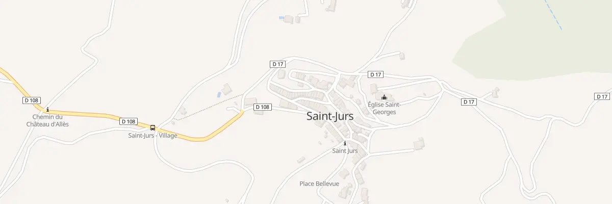 Plan du 5070 Le Village à Saint-Jurs