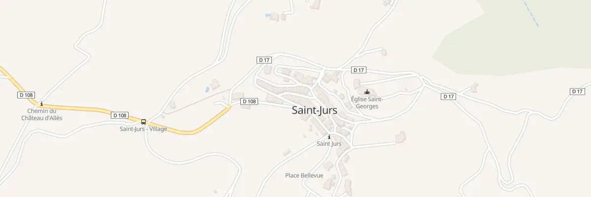 Plan du 5068 Le Village à Saint-Jurs