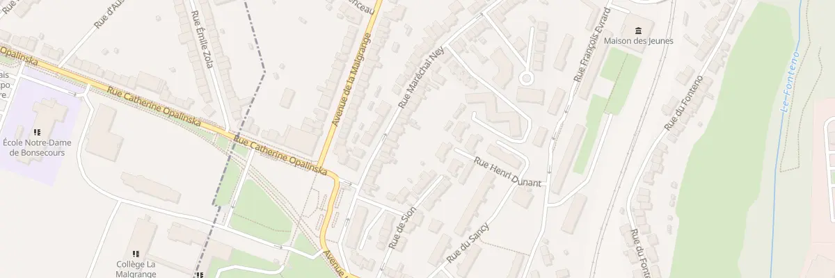 Plan du 75 Rue Marechal Ney à Jarville-la-Malgrange